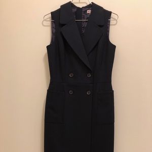 Brooks Brothers Red Fleece sleeveless wrap dress